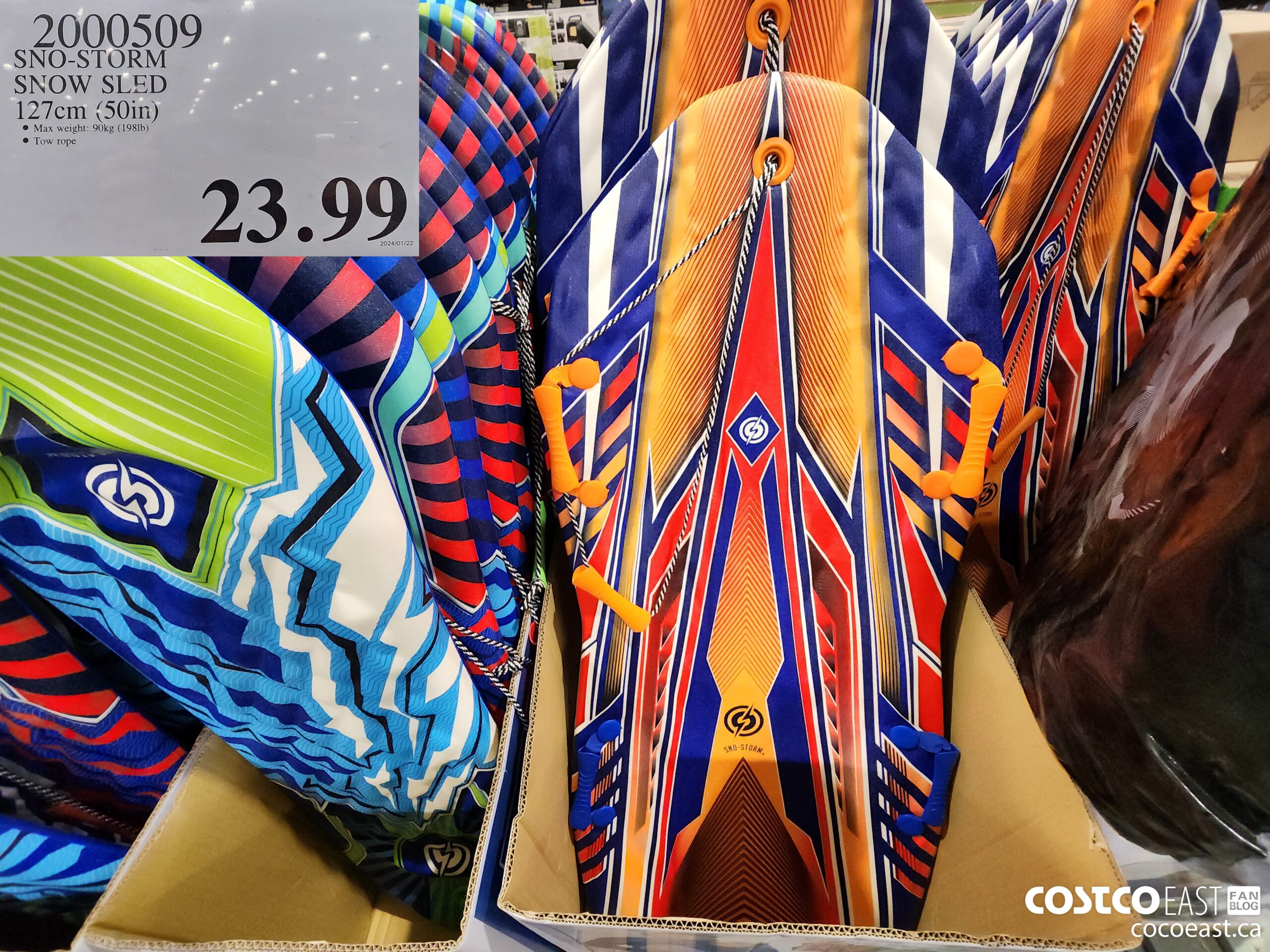 2000509 SNO-STORM SNOW SLED 127 (50IN) $23.99