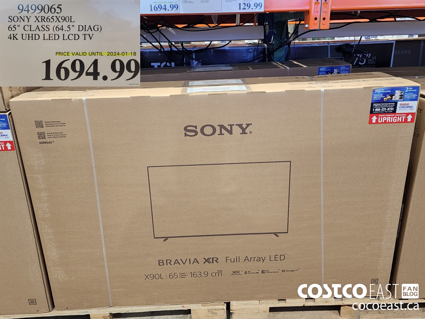 9499065 SONY XR65X90L 65