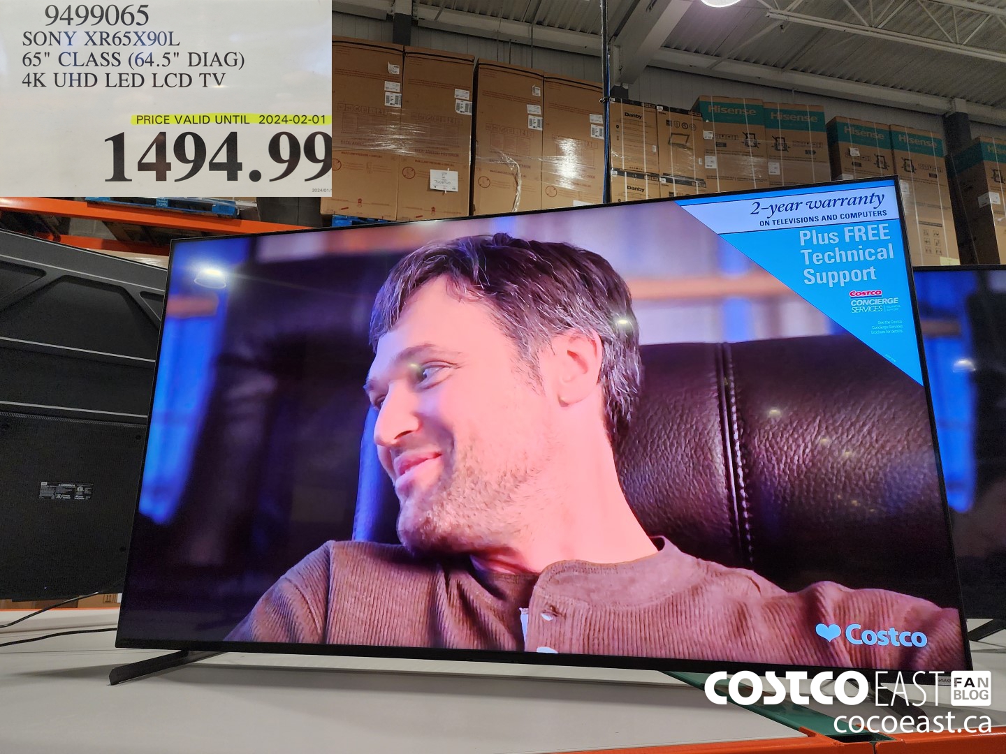 9499065 SONY XR65X90L 65