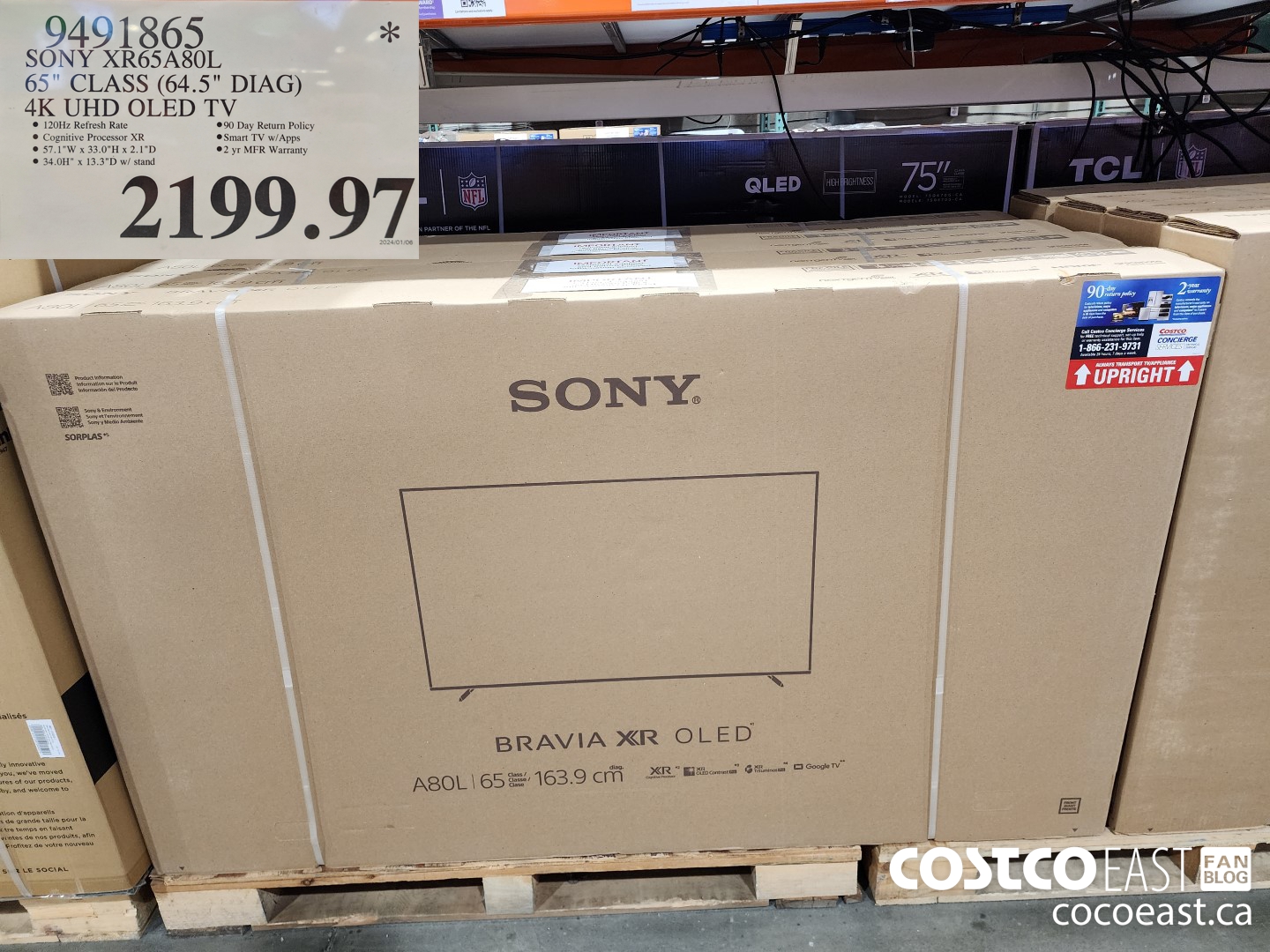 9491865 SONY XROSASOL 65