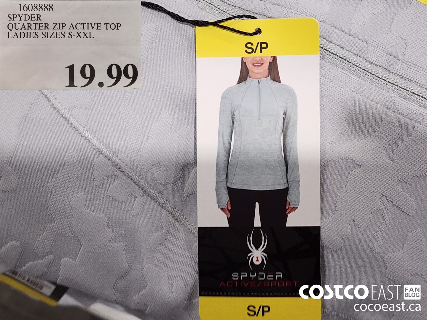 1608888 SPYDER QUARTER ZIP ACTIVE TOP LADIES SIZES S-XXL $19.99