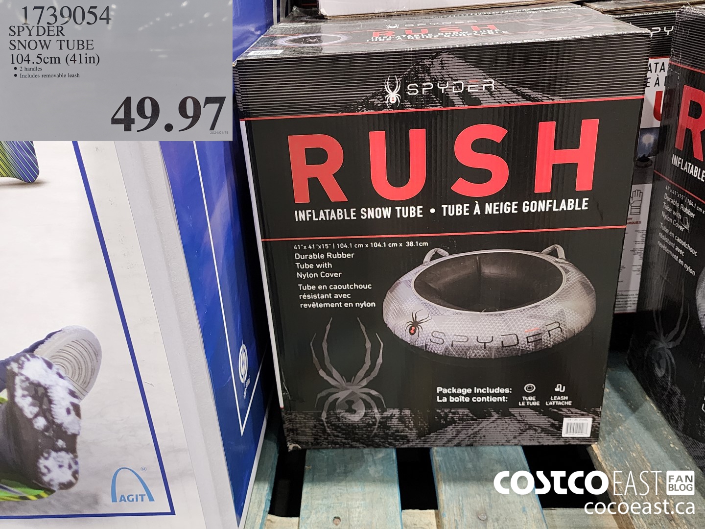 1739054 SPYDER SNOW TUBE 104.5 cm (41IN) $49.97