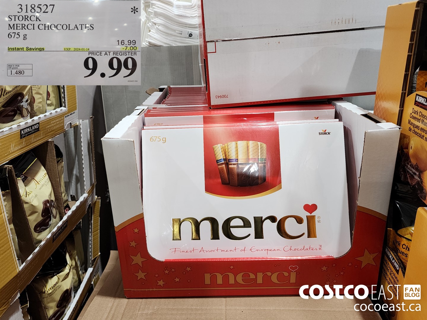 318527 STORCK MERCI CHOCOLATE 675G ($7.00 INSTANT SAVINGS EXPIRES ON 2024-01-14) $9.99