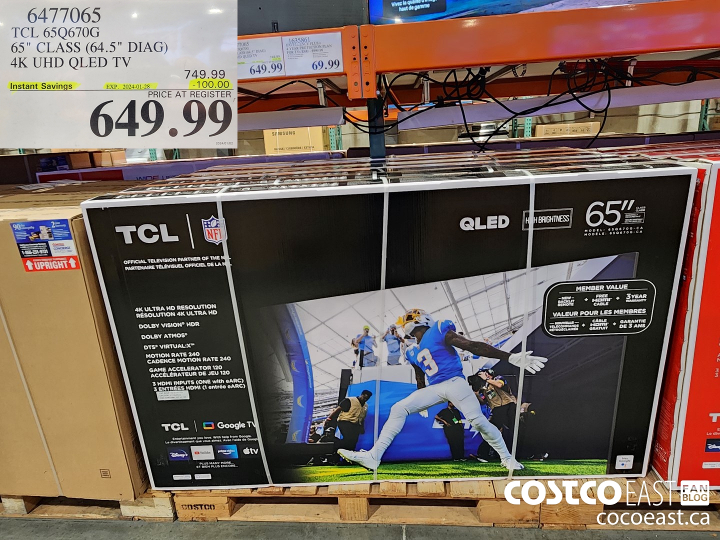 6477065 TCL 65Q670G 65
