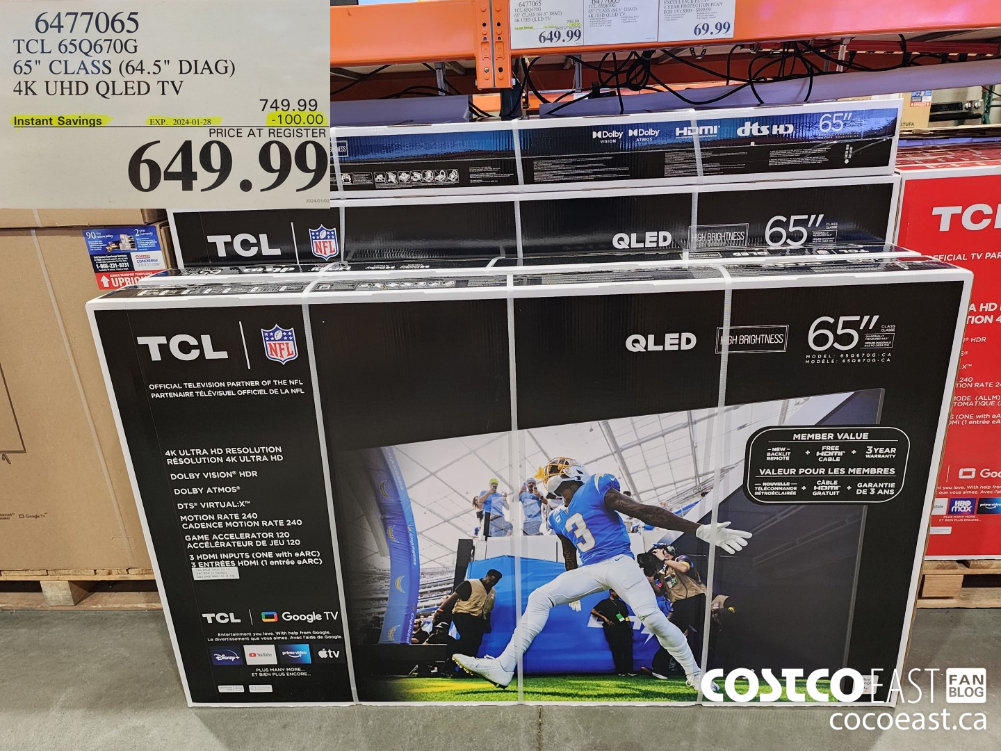 6477065 TCL 65Q670G 65