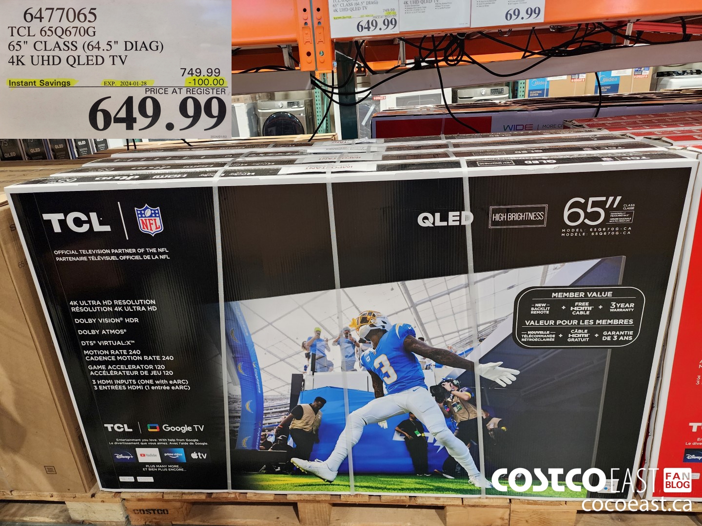 6477065 TCL 65Q670G 65