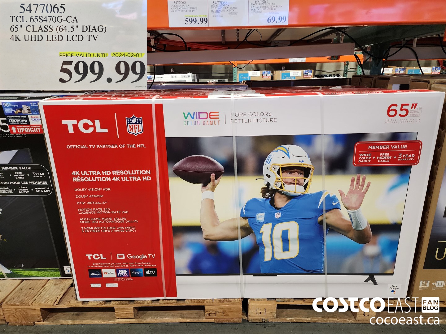 5477065 TCL 65S470G-CA 65