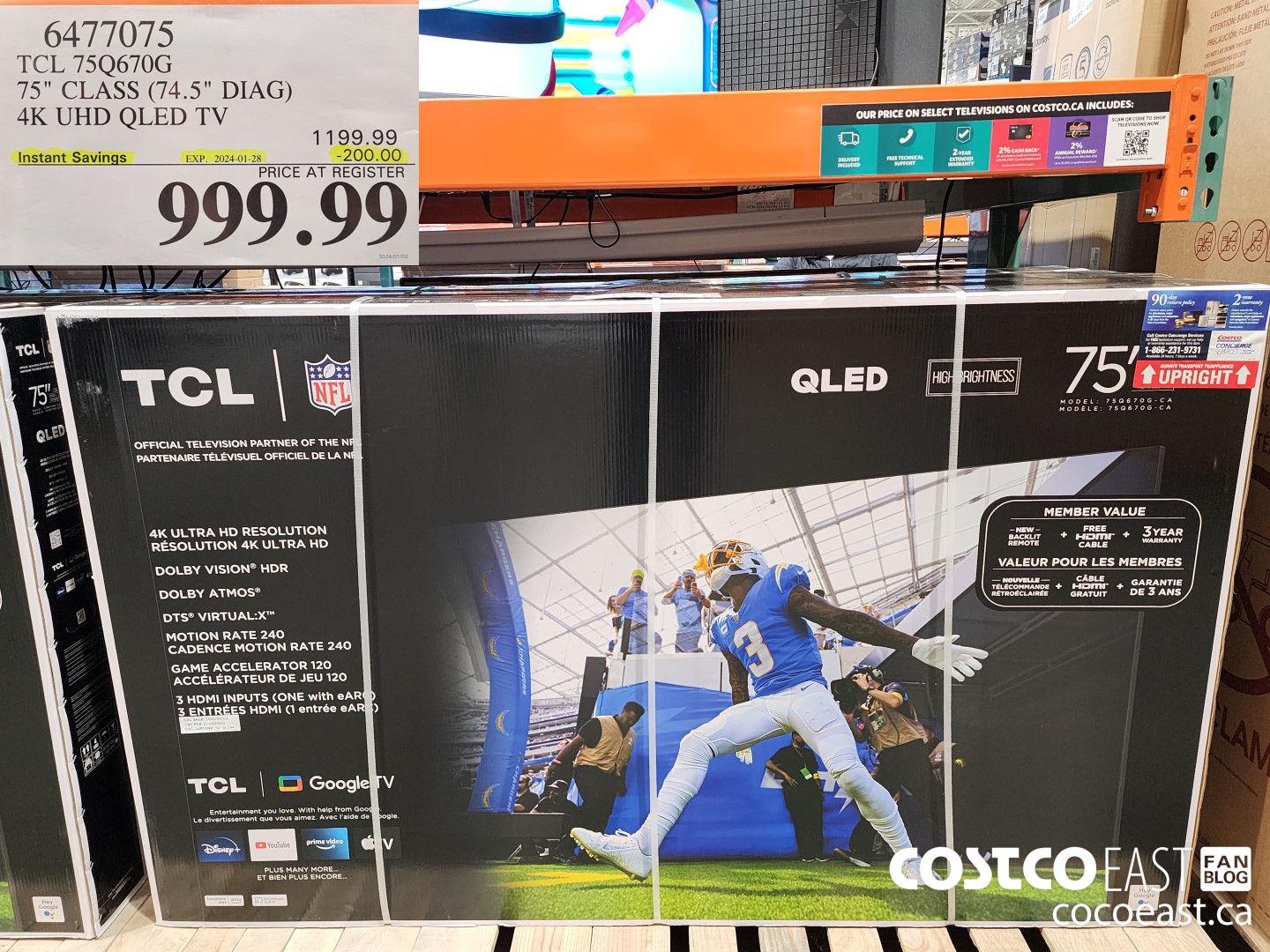 6477075 TCL 75Q670G 75