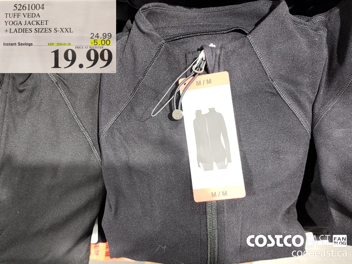 5261004 TUFF VEDA YOGA JACKET +LADIES SIZES S-XXL ($5.00 INSTANT SAVINGS EXPIRES ON 2024-01-28) $19.99