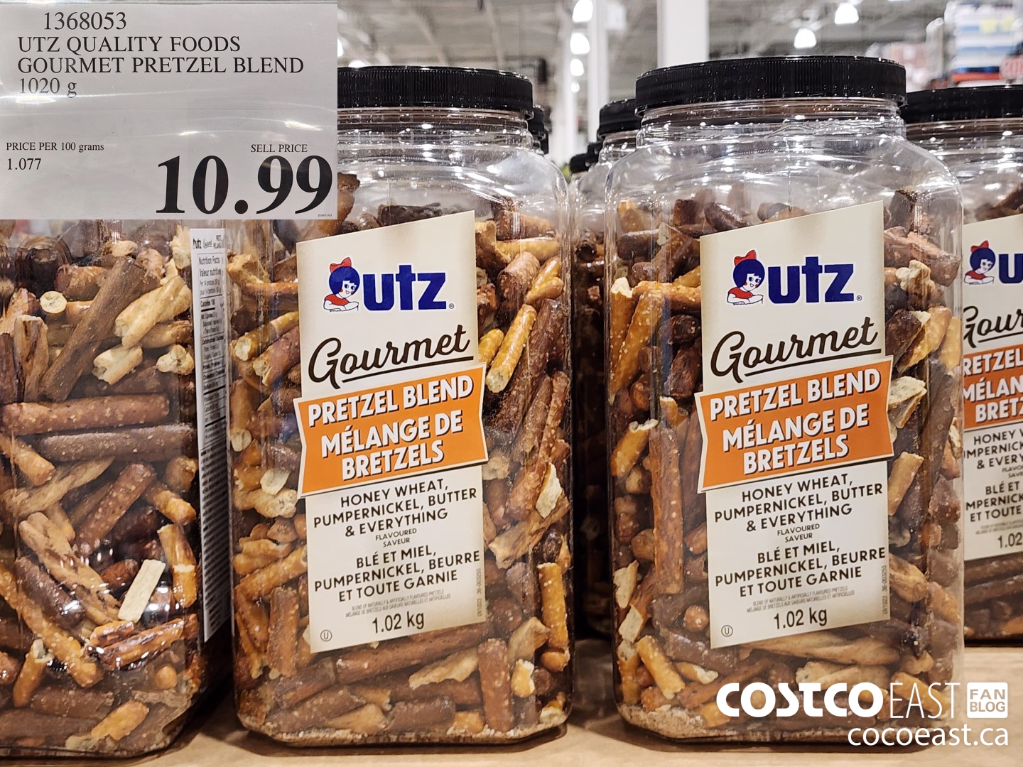 1368053 ULZ QUALITY FOODS GOURMET PRETZEL BLEND 1020 G $10.99