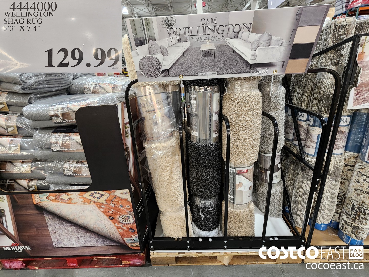 4444000 WELLINGTON SHAG RUG 5'3