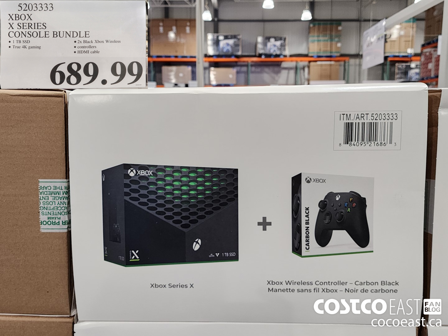 5203333 XBOX X SERIES CONSOLE BUNDLE $689.99