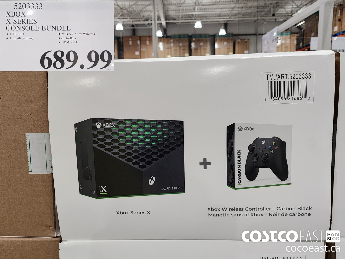 5203333 XBOX X SERIES CONSOLE BUNDLE $689.99