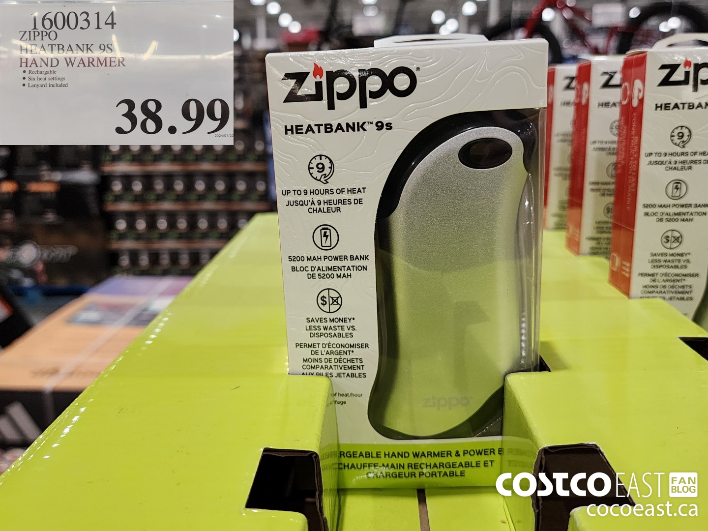 1600314 ZIPPO HEATBANK 9S HAND WARMER $38.99