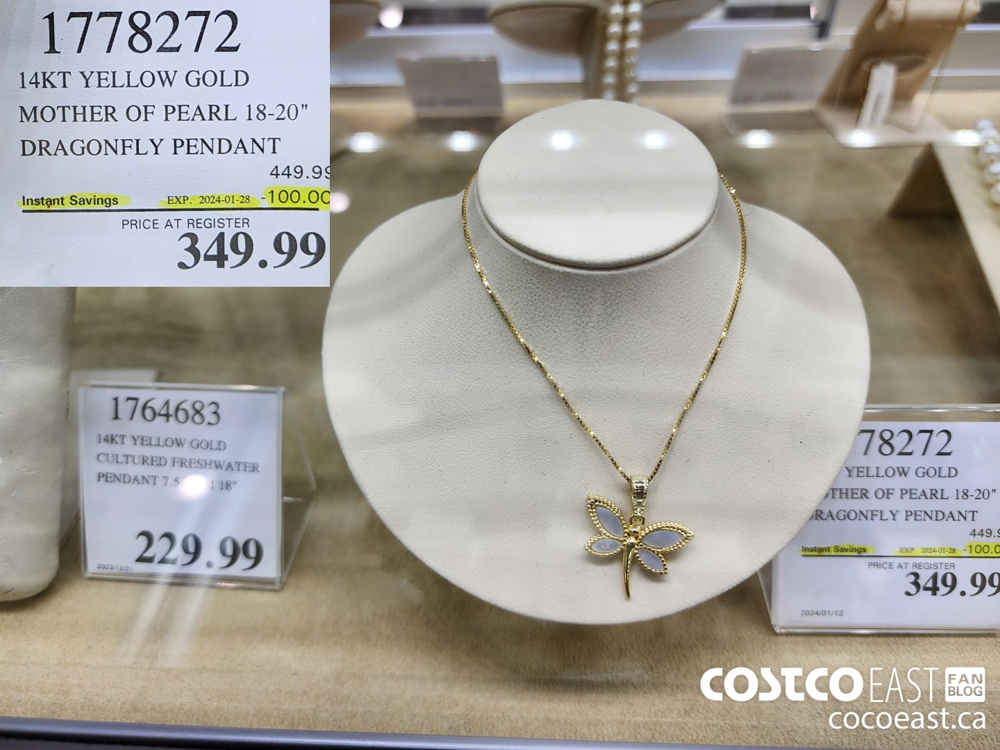 1778272 l4KT YELLOW GOLD MOTHER OF PEARL 18-20