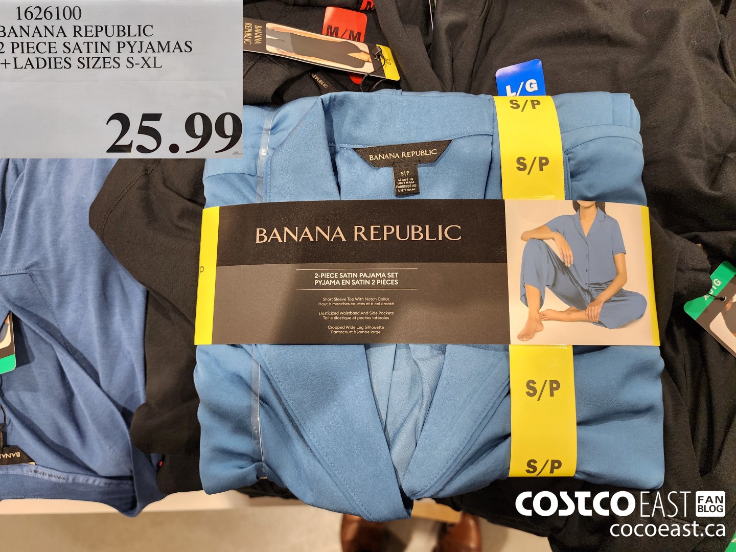 1626100 3ANANA REPUBLIC 2 PIECE SATIN PYJAMAS + LADIES SIZES S-XL $25.99