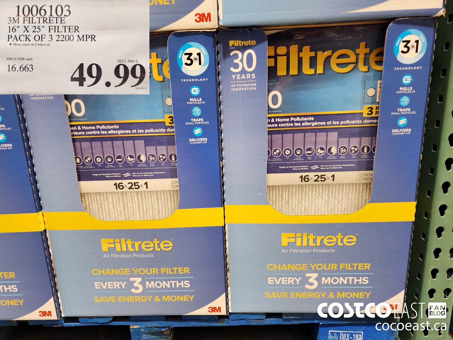 1006103 3M FILTRETE 16