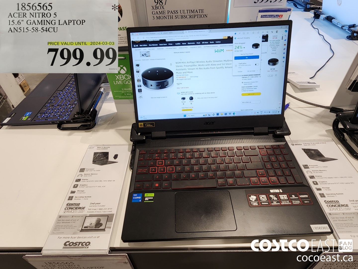 1856565 ACER NITRO 5 15.6