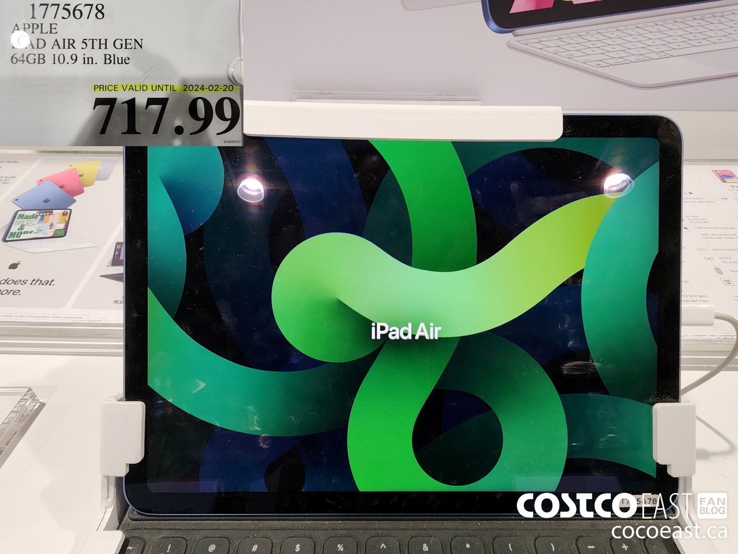 1775678 APPLE IPAD AIR 5TH GEN 64GB 10.9 in. Blue $717.99