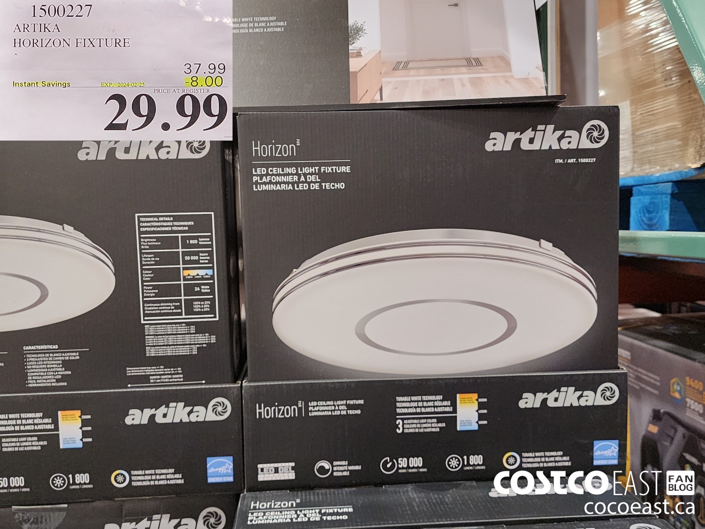 1500227 ARTIKA HORIZON FIXTURE ($8.00 INSTANT SAVINGS EXPIRES ON 2024-02-25) $29.99
