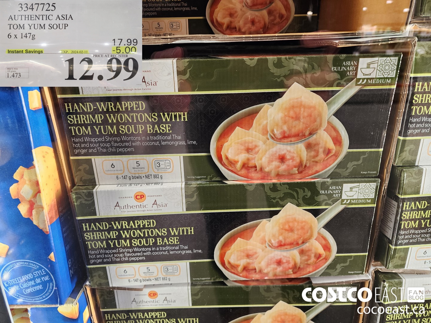 3347725 AUTHENTIC ASIA TOM YUM SOUP 6 x 147g ($5.00 INSTANT SAVINGS EXPIRES ON 2024-02-11) $12.99