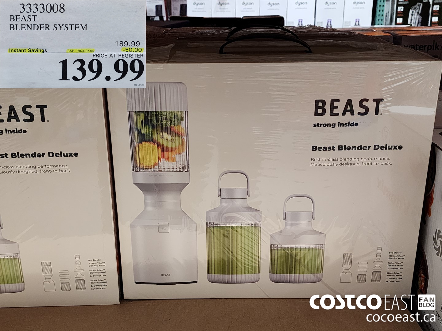 3333008 BEAST BLENDER SYSTEM ($50.00 INSTANT SAVINGS EXPIRES ON 2024-02-04) $139.99