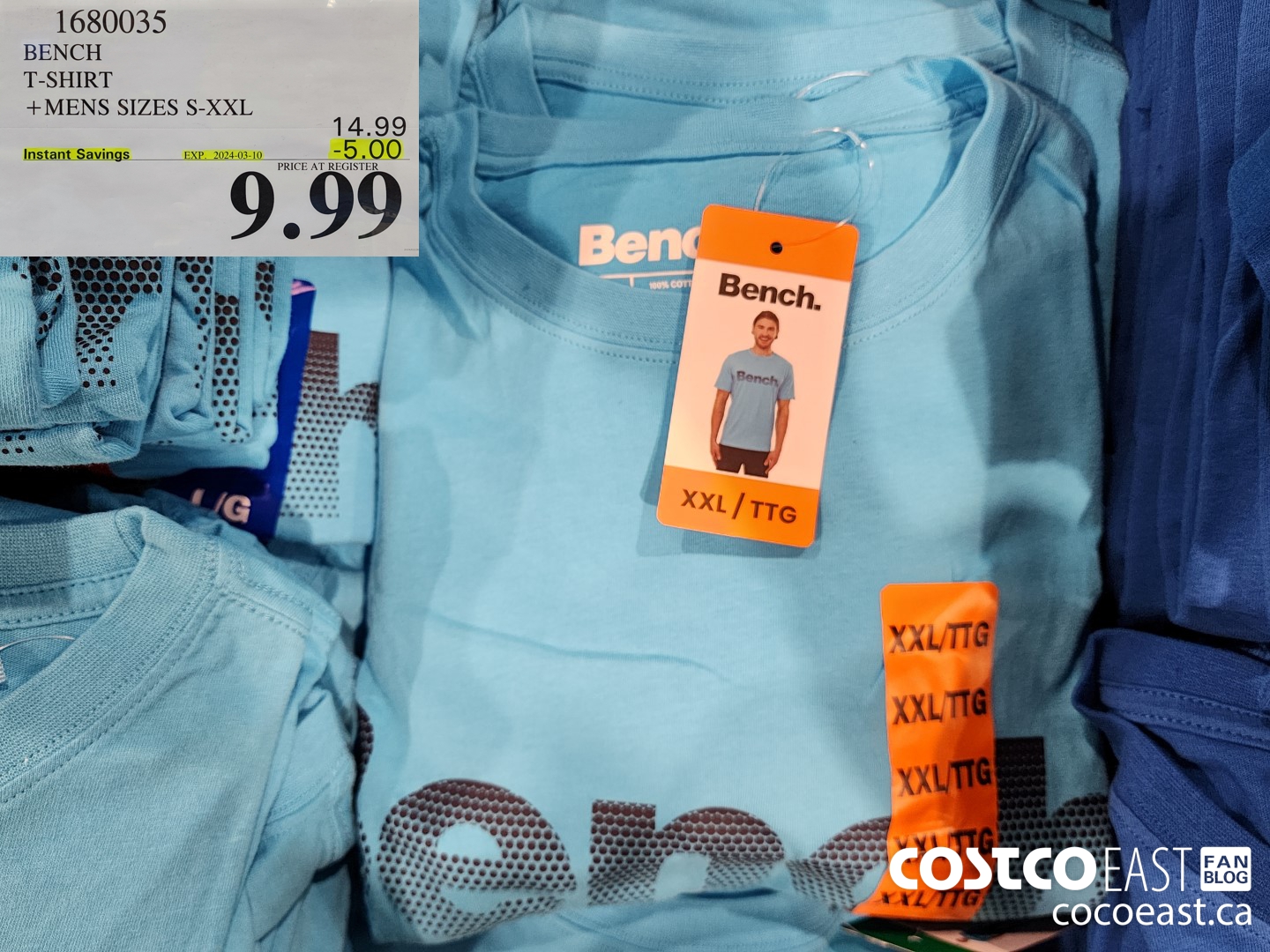 1680035 BENCH T-SHIRT +MENS SIZES S-XXL ($5.00 INSTANT SAVINGS EXPIRES ON 2024-03-10) $9.99