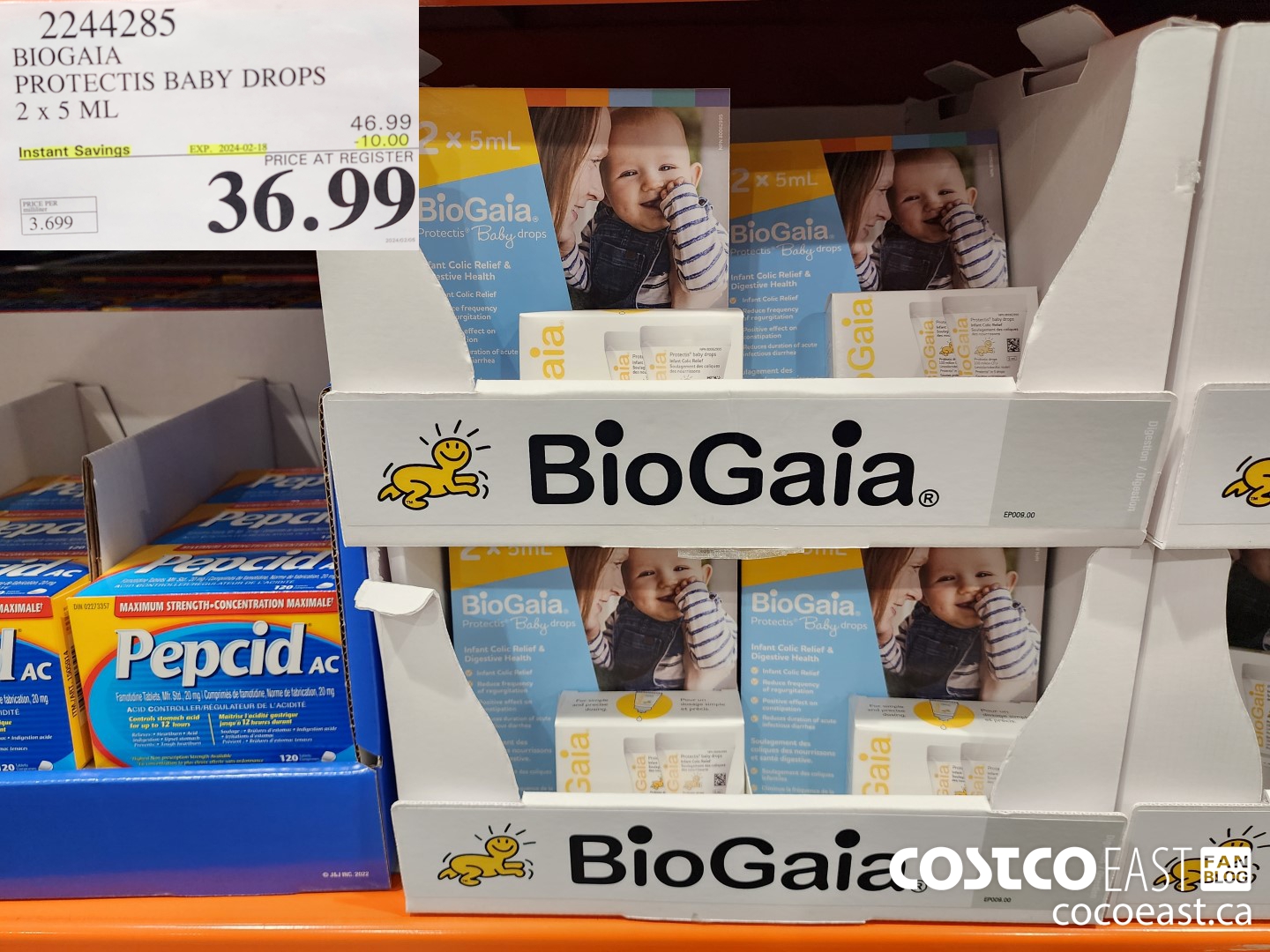 2244285 BIOGAIA PROTECTIS BABY DROPS 2 X 5 ML ($10.00 INSTANT SAVINGS EXPIRES ON 2024-02-18) $36.99