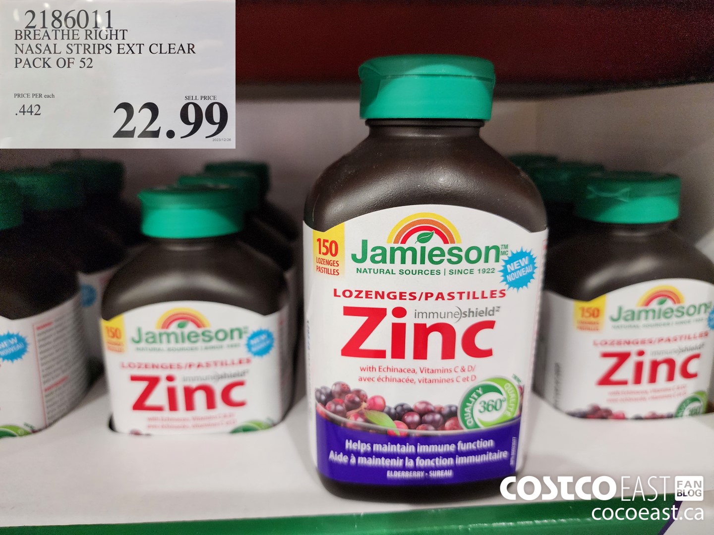 2186011 BREATHE RIGHT NASAL STRIPS EXT CLEAR PACK OF 52 $22.99