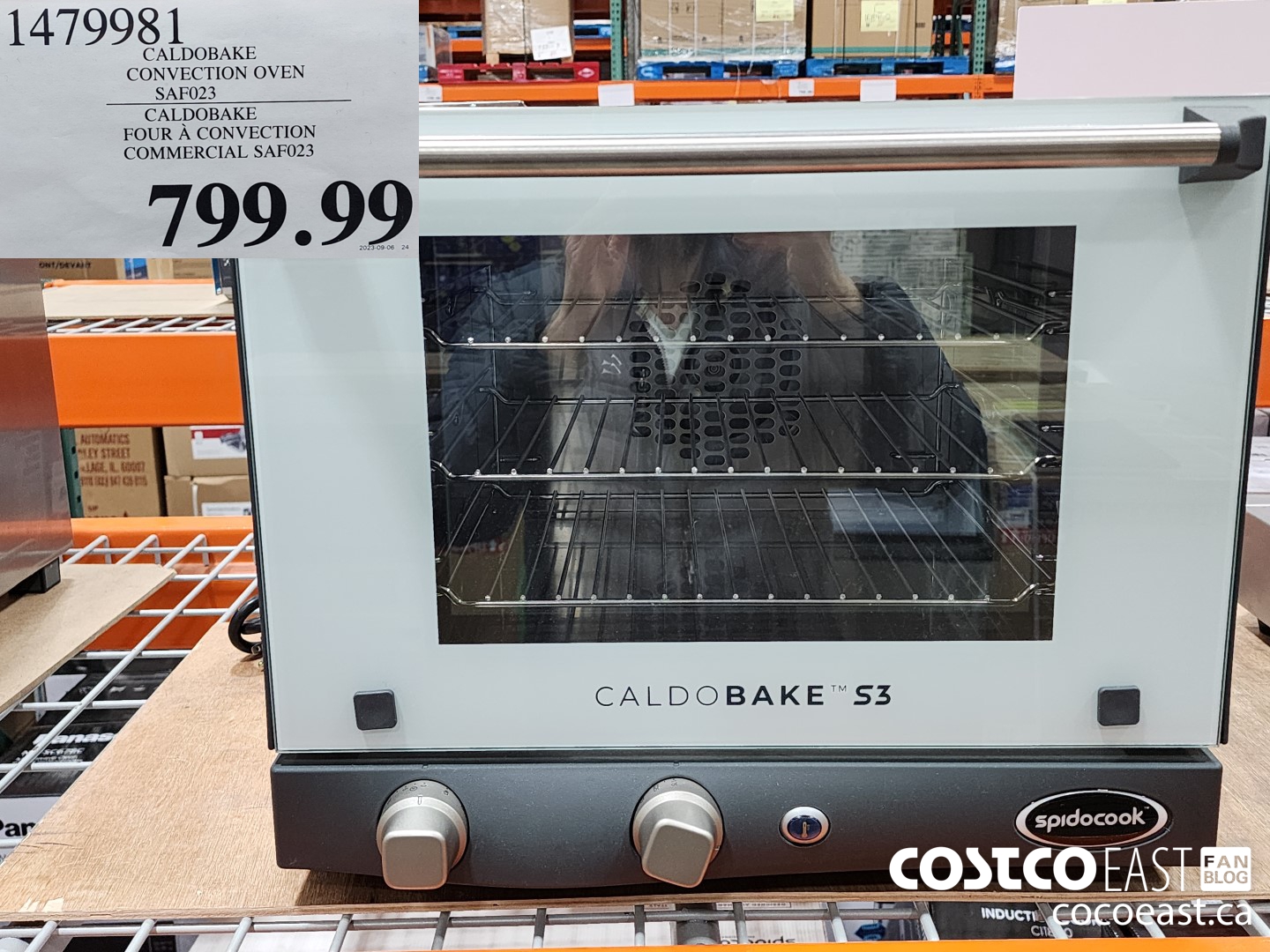 1479981 CALDOBAKE CONVECTION OVEN SAF023 $799.99