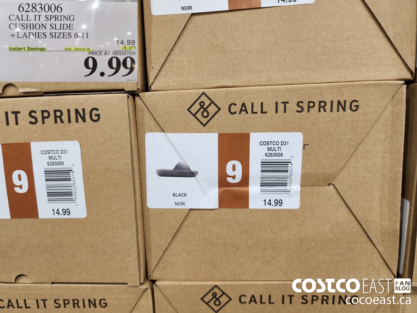 6283006 CALL IT SPRING CUSHION SLIDE + LADIES SIZES 6-11 ($5.00 INSTANT SAVINGS EXPIRES ON 2024-02-18) $9.99