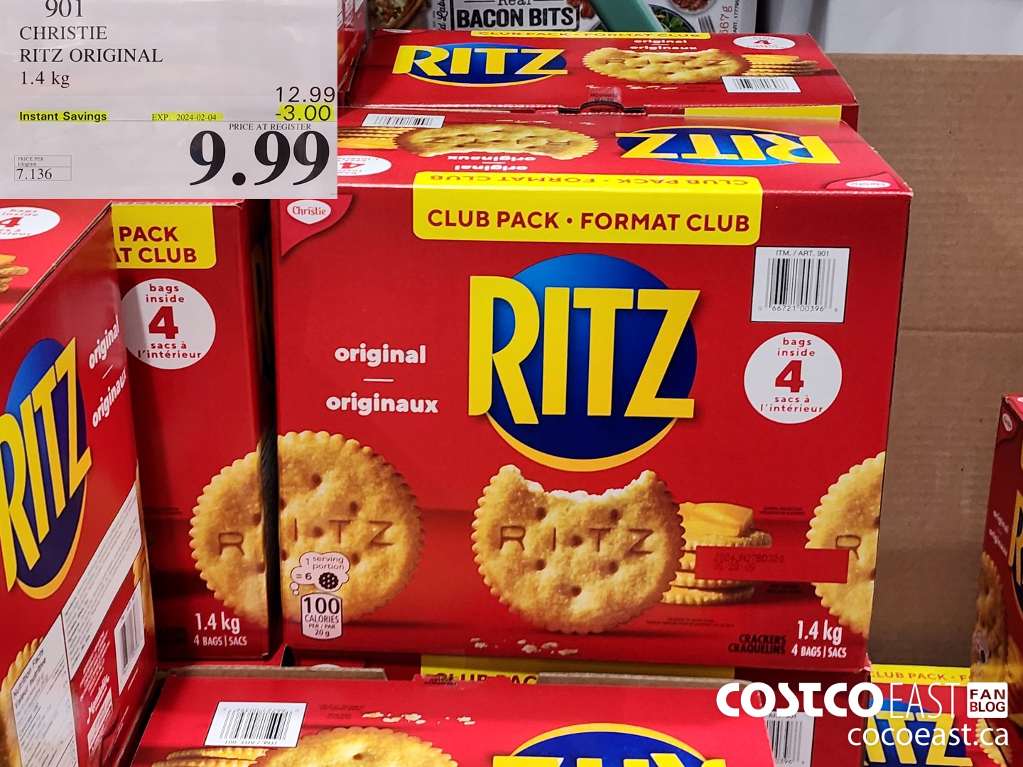 901 CHRISTIE RITZ ORIGINAL 1.4 KG ($3.00 INSTANT SAVINGS EXPIRES ON 2024-02-04) $9.99