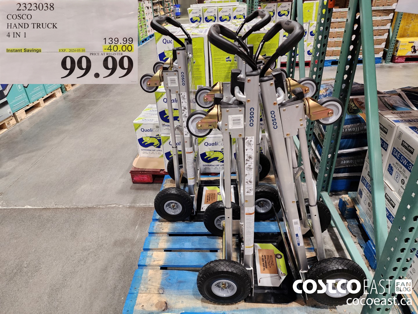 2323038 COSCO HAND TRUCK 4 IN 1 ($40.00 INSTANT SAVINGS EXPIRES ON 2024-03-10) $99.99
