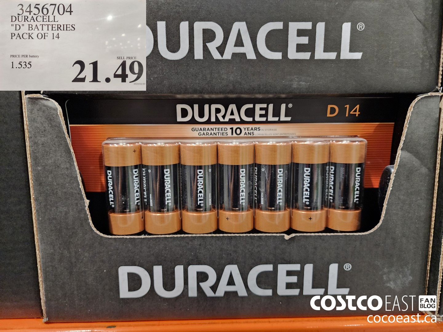 3456704 DURACELL 