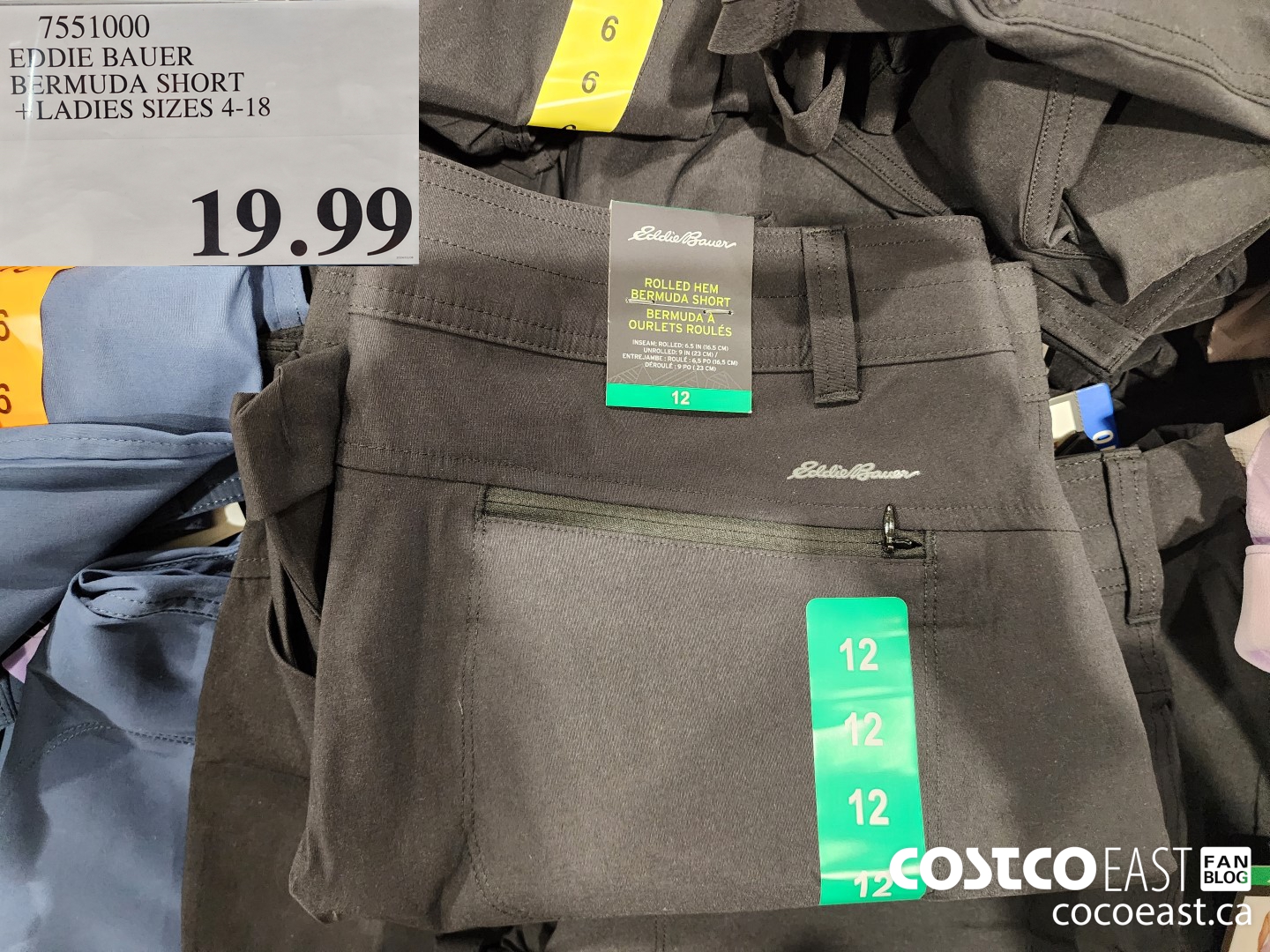 7551000 EDDIE BAUER B2RMUDA SHORT + LADIES SIZES 4-18 $19.99