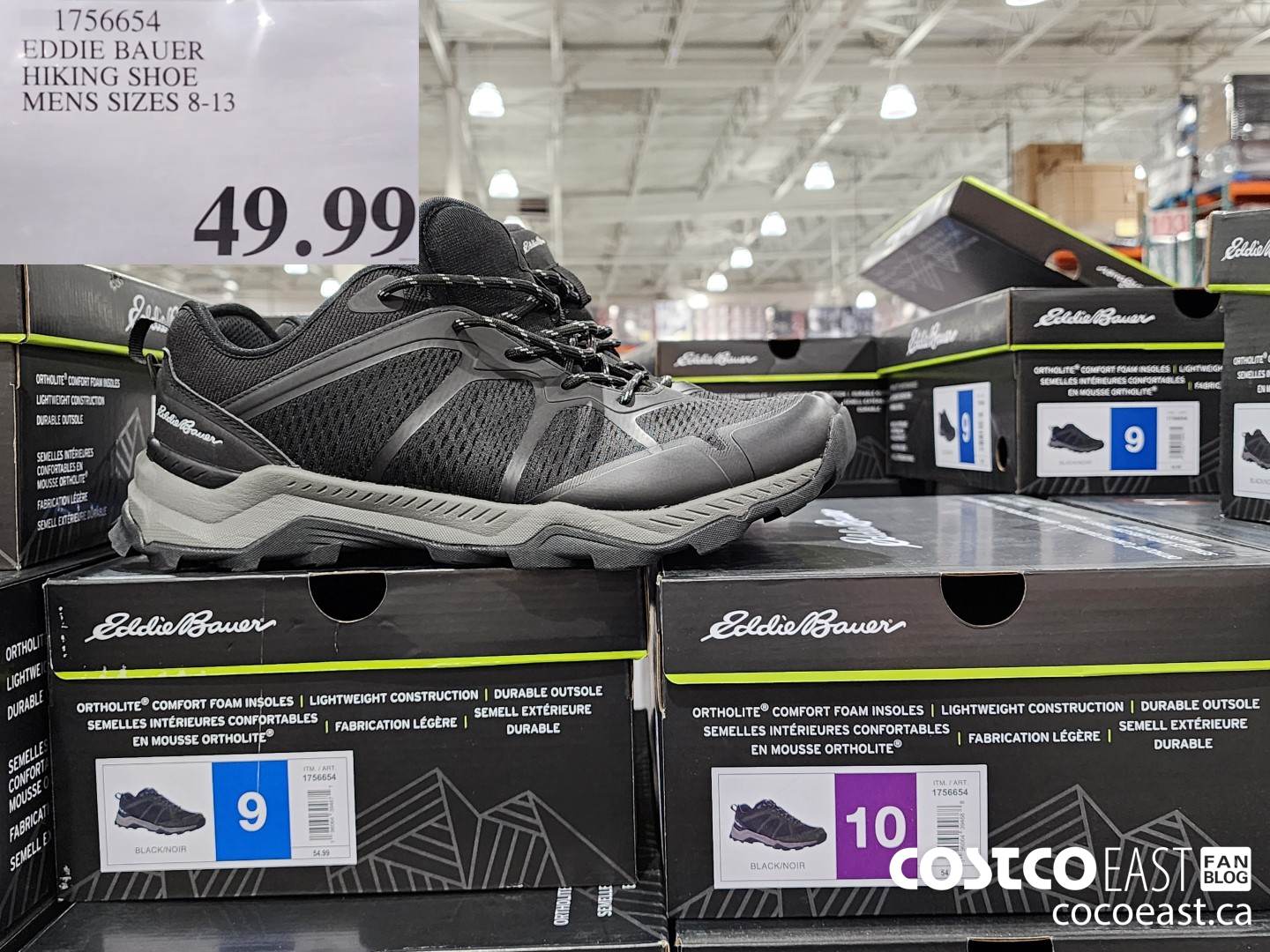 1756654 EDDIE BAUER HIKING SHOE MENS SIZES 8-13 $49.99