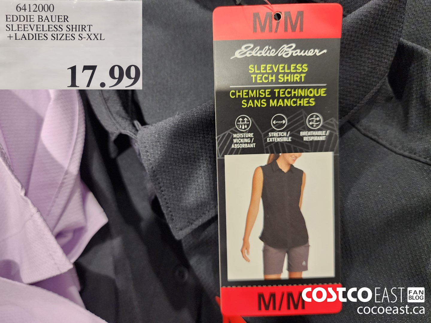 6412000 EDDIE BAUER SLEEVELESS SHIRT +LADIES SIZES S-XXL $17.99