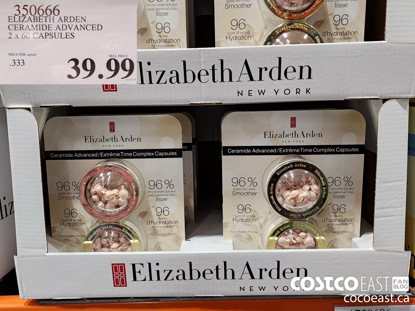 350666 ELIZABETH ARDEN CERAMIDE ADVANCED 2 x 60 CAPSULES $39.99