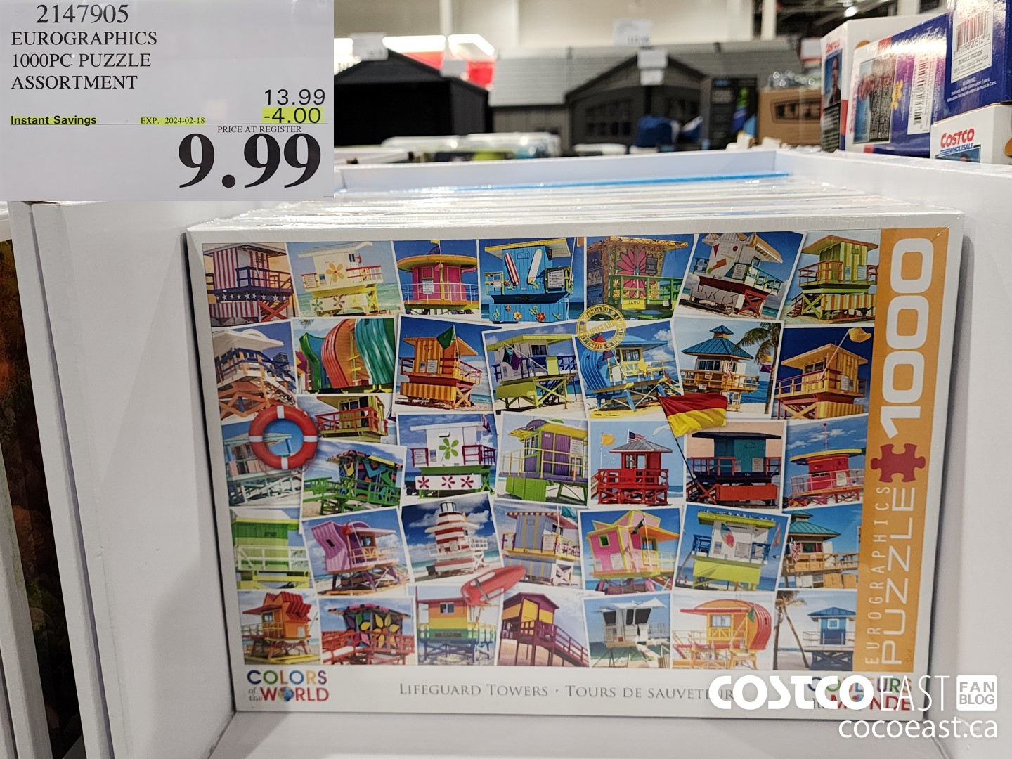 2147905 EUROGRAPHICS 1000PC PUZZLE ASSORTMENT ($4.00 INSTANT SAVINGS EXPIRES ON 2024-02-18) $9.99