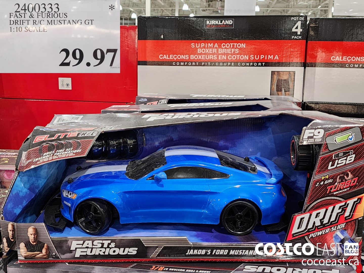 2400333 FAST & FURIOUS DRIFT R/C MUSTANG GT 1:10 SCALE $29.97