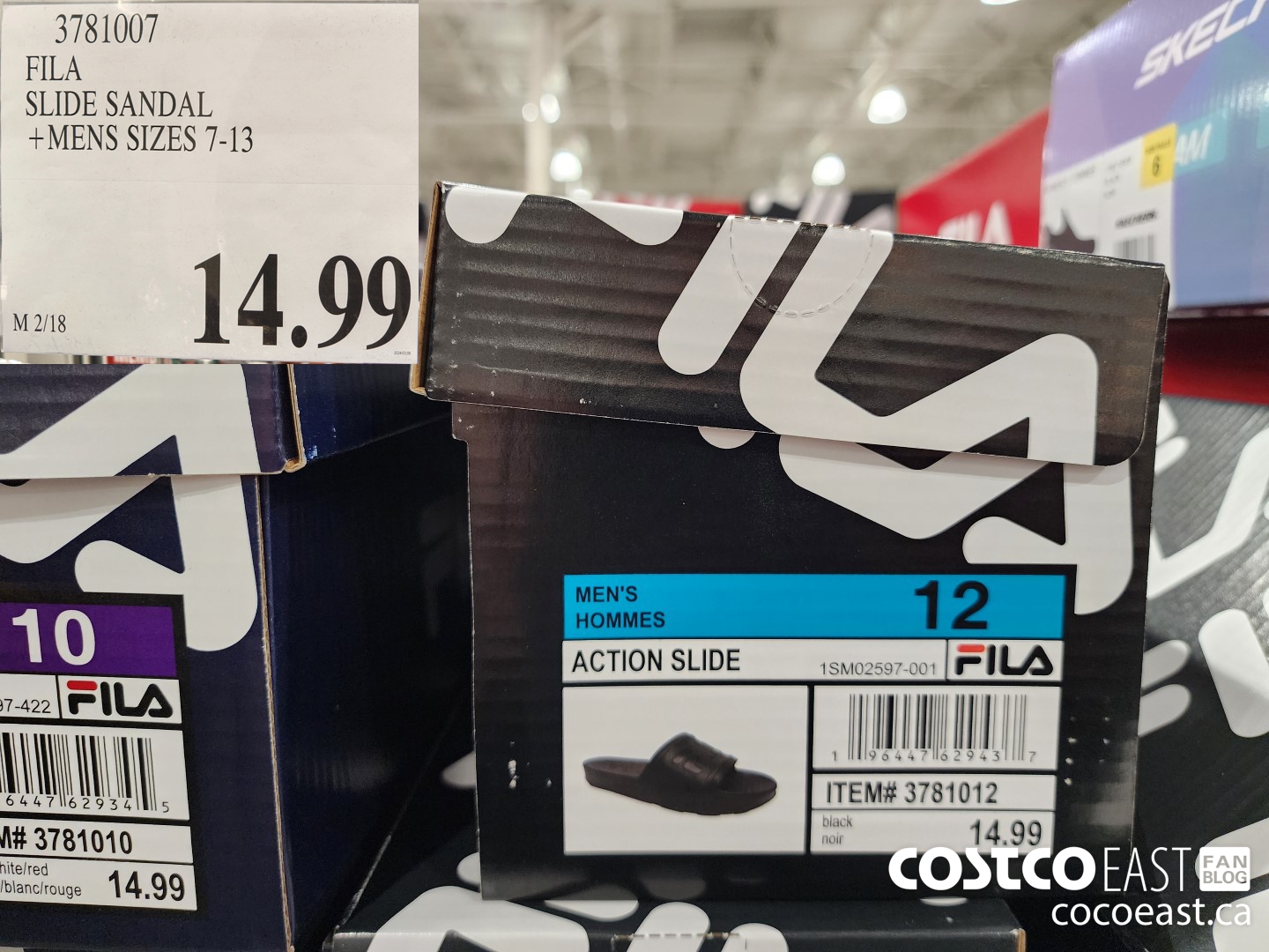 3781007 FILA SLIDE SANDAL +MENS SIZES 7-13 $14.99