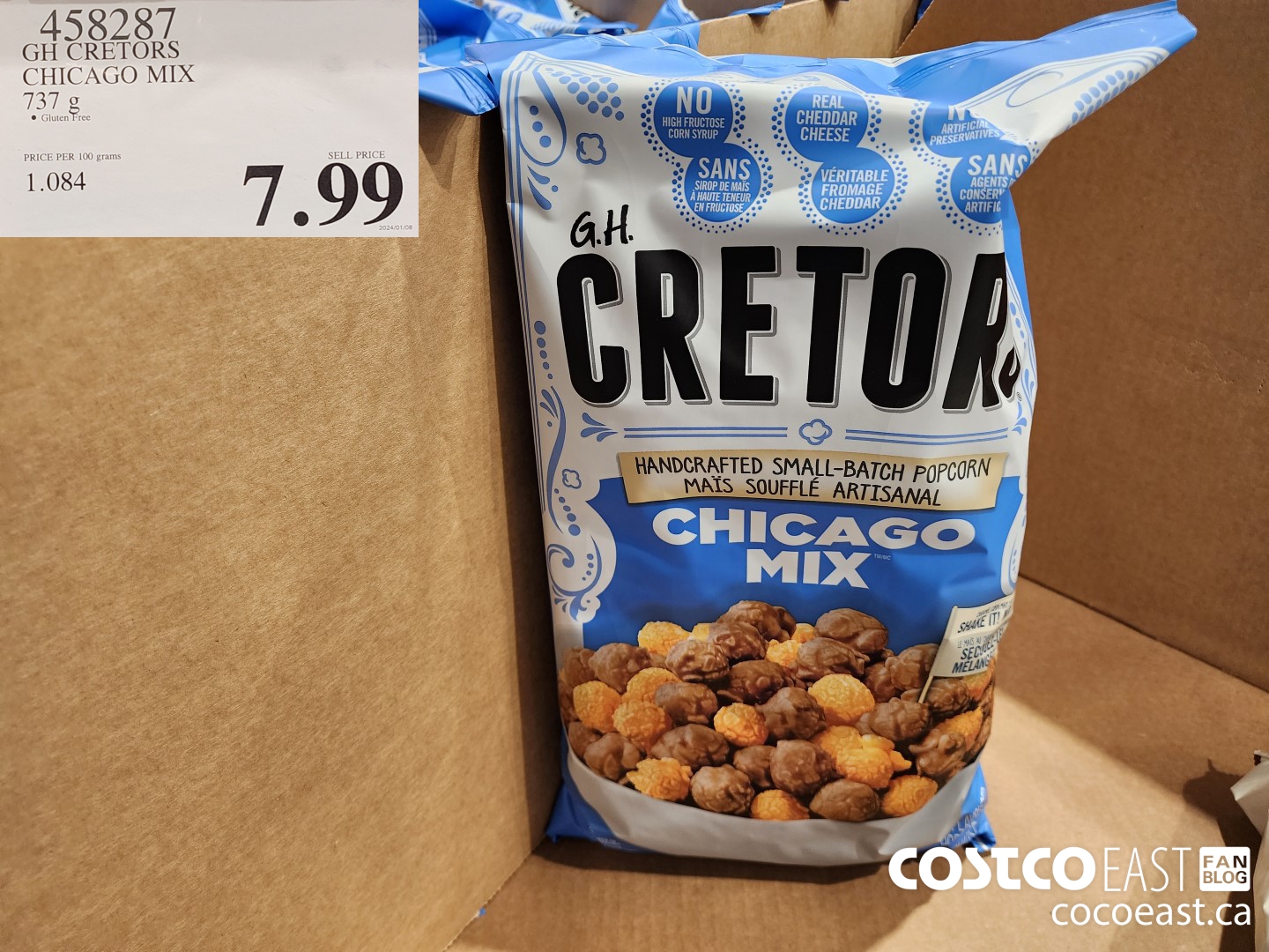 458287 GH CRETOR'S CHICAGO MIX 737 g $7.99