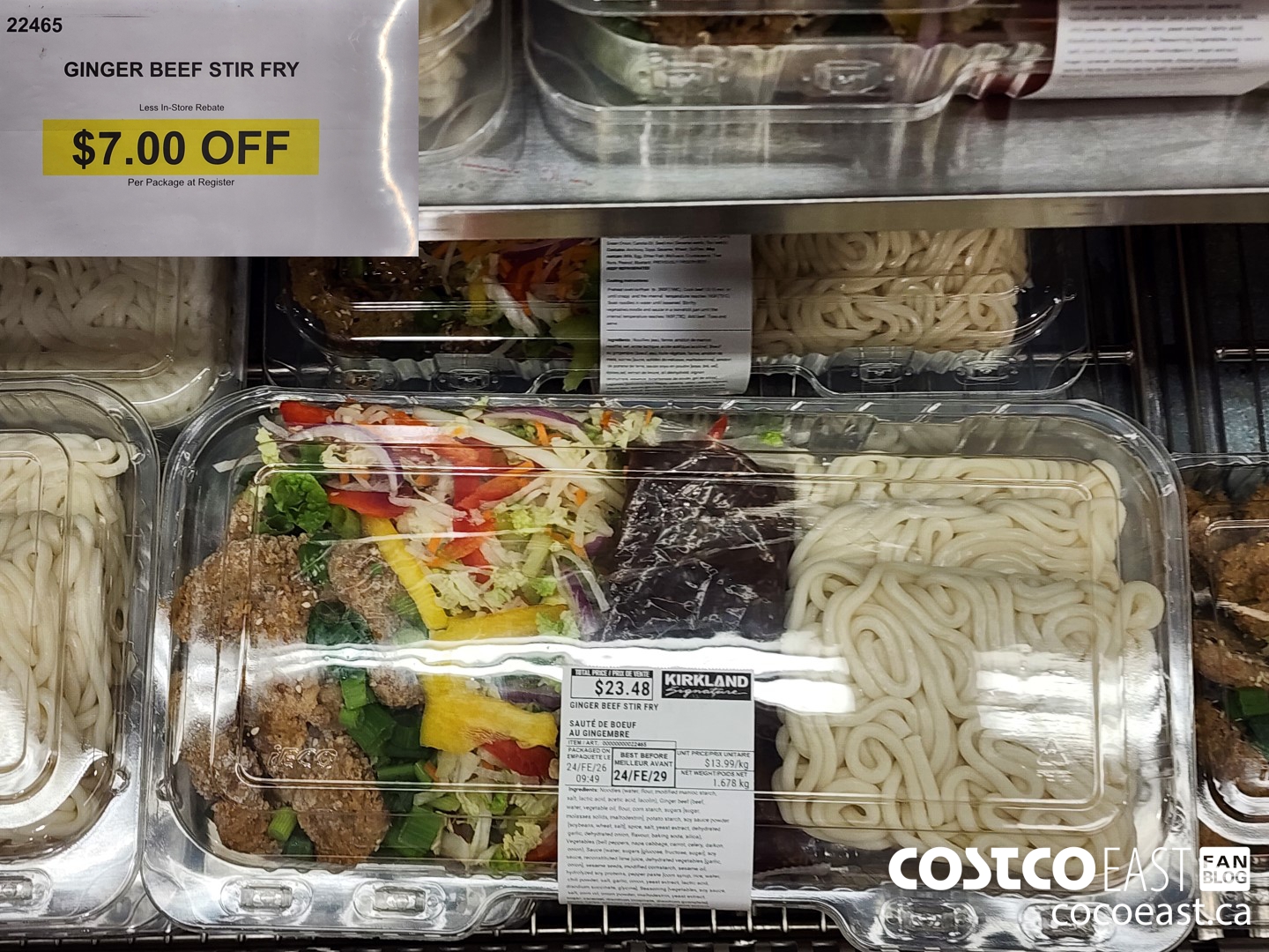 22465 GINGER BEEF STIR FRY ($7.00 INSTANT SAVINGS)