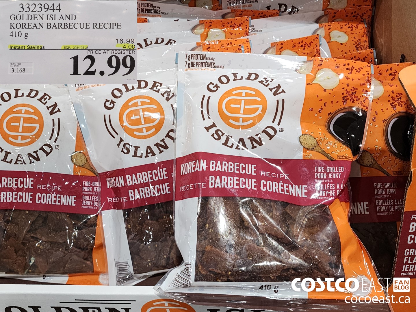 3323944 GOLDEN ISLAND KOREAN BARBECUE RECIPE 410 g ($4.00 INSTANT SAVINGS EXPIRES ON 2024-02-25) $12.99