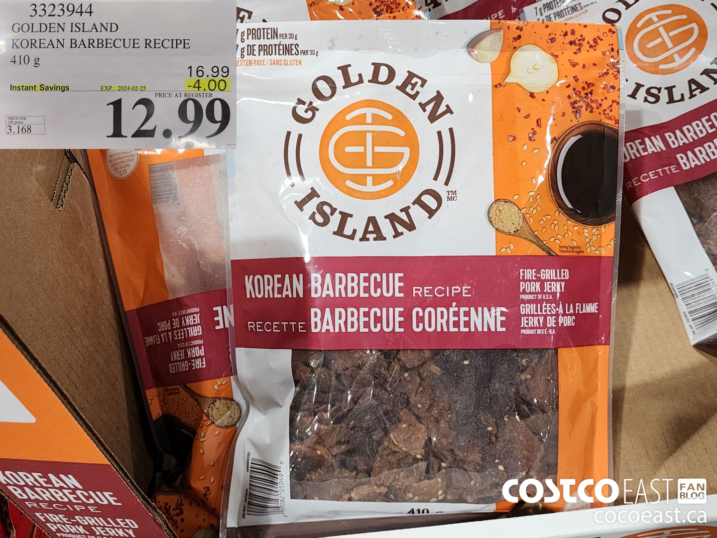 3323944 GOLDEN ISLAND KOREAN BARBECUE RECIPE 410 g ($4.00 INSTANT SAVINGS EXPIRES ON 2024-02-25) $12.99