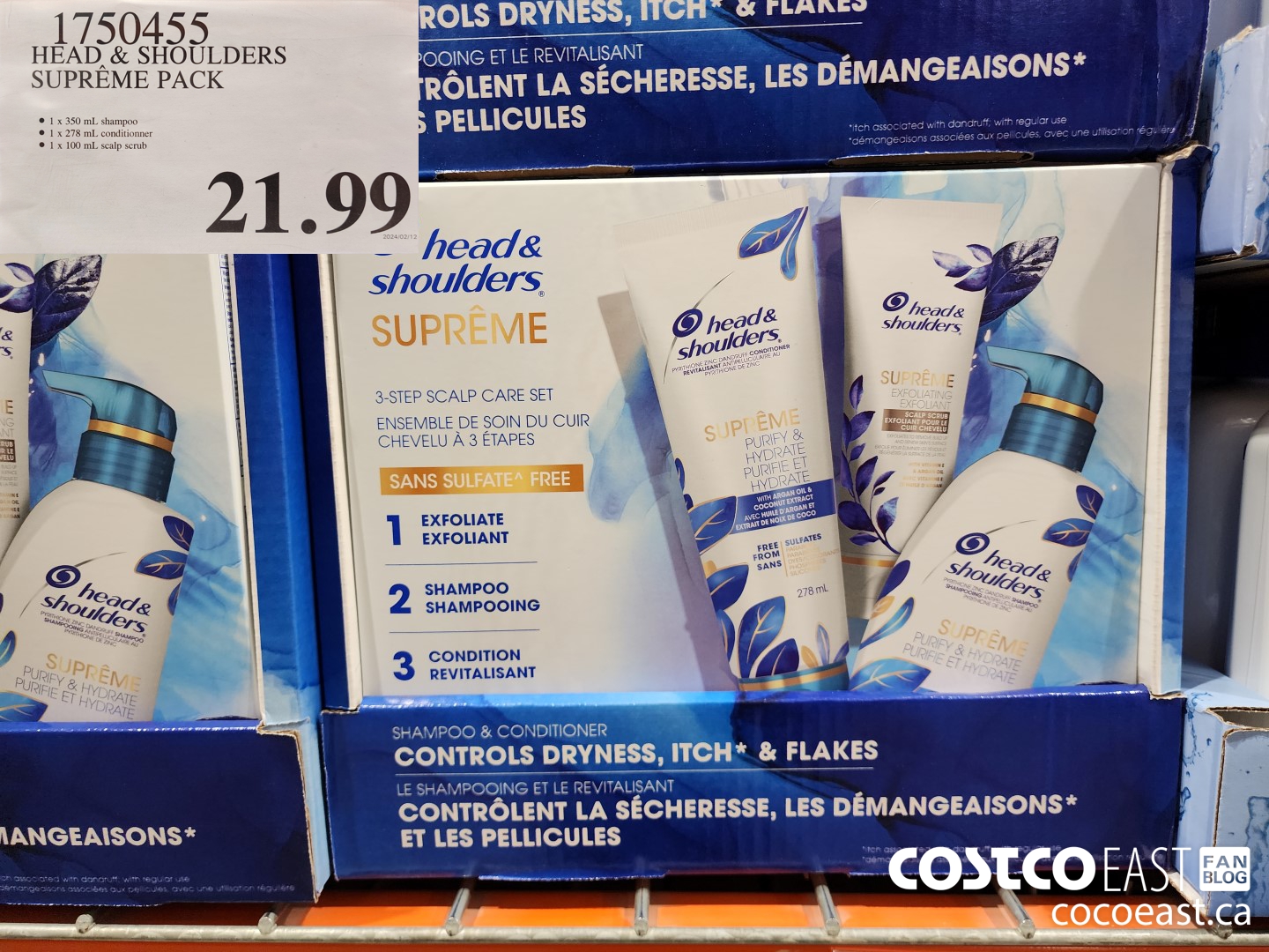 1750455 HEAD & SHOULDERS SUPREME PACK $21.99