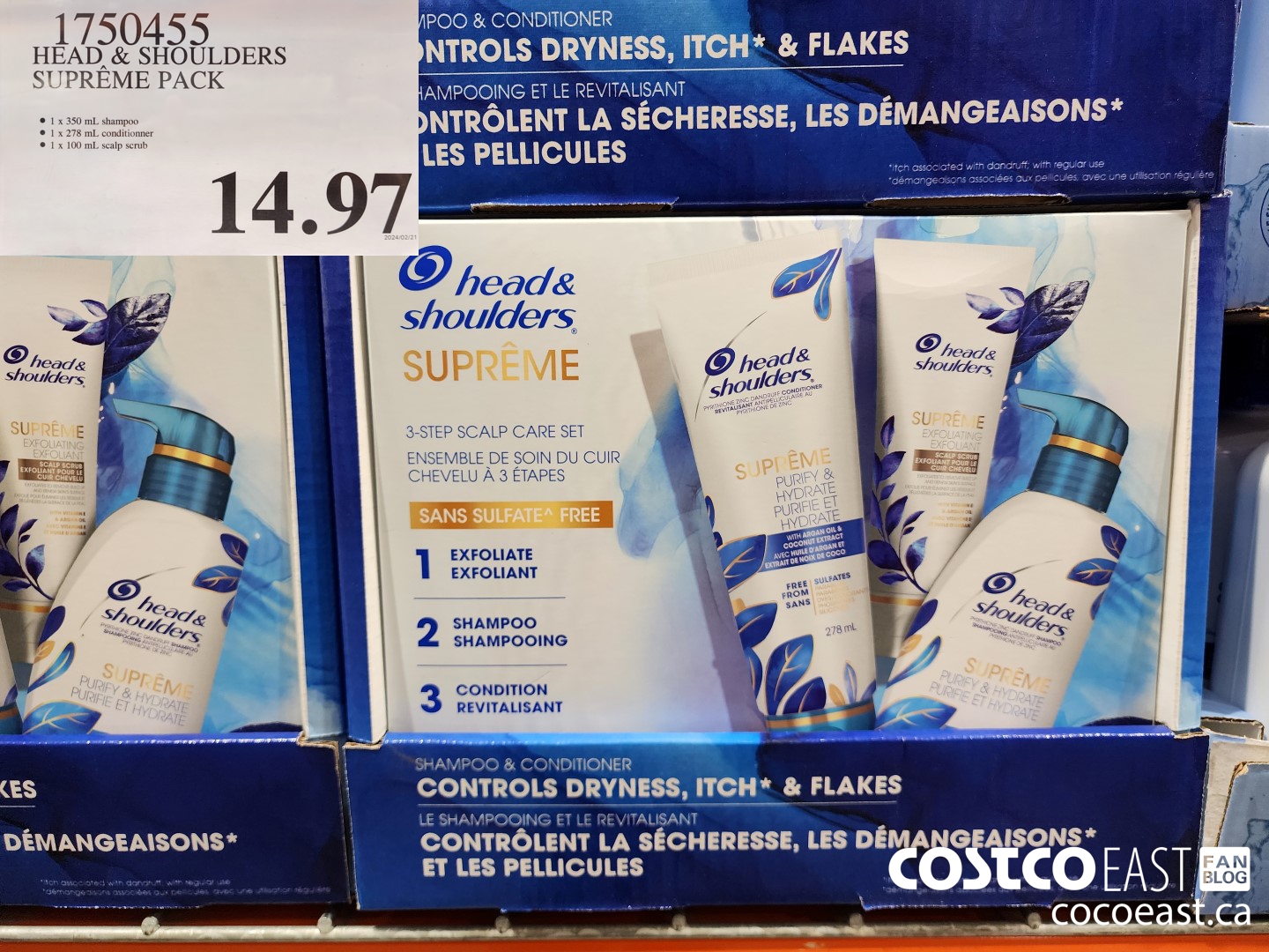 1750455 HEAD & SHOULDERS SUPREME PACK $14.97