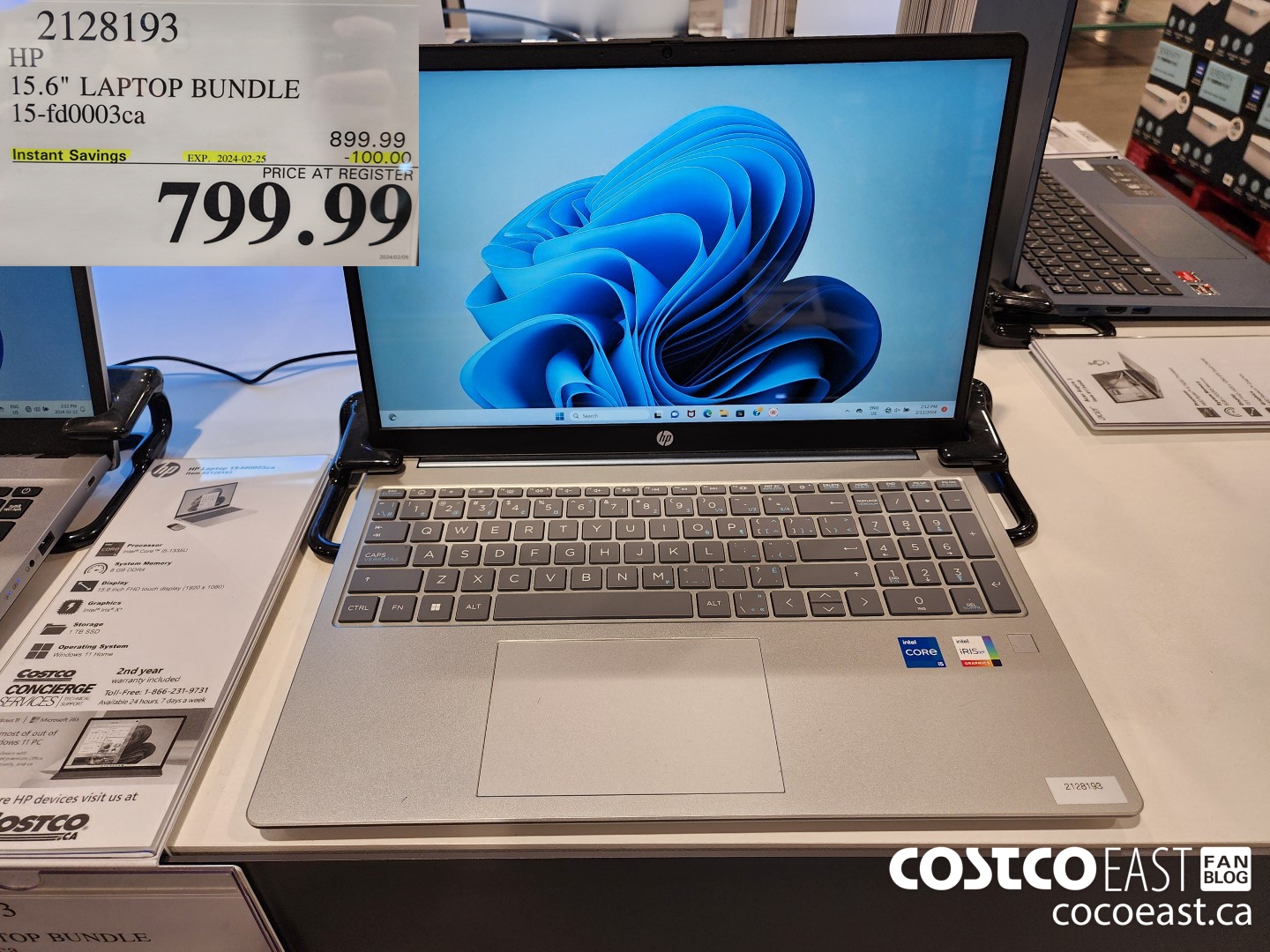 Costco Sales Flyer Sales Feb 12th 18th 2024 Ontario Atlantic   HP 156 LAPTOP COMPUTER 15fd0003ca 20240212 97255 