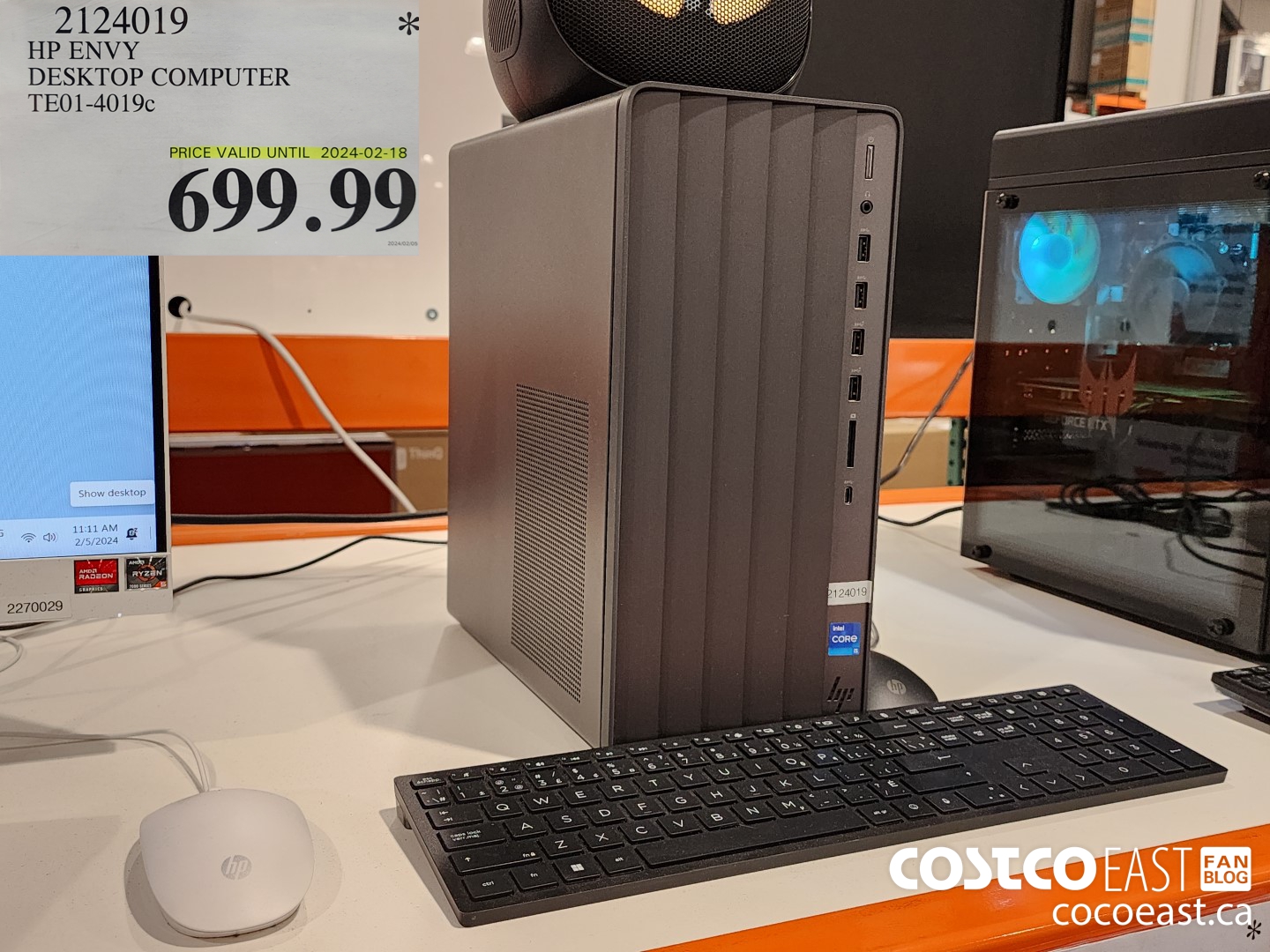 2124019 HP ENVY DESKTOP COMPUTER TE01-4019c $699.99