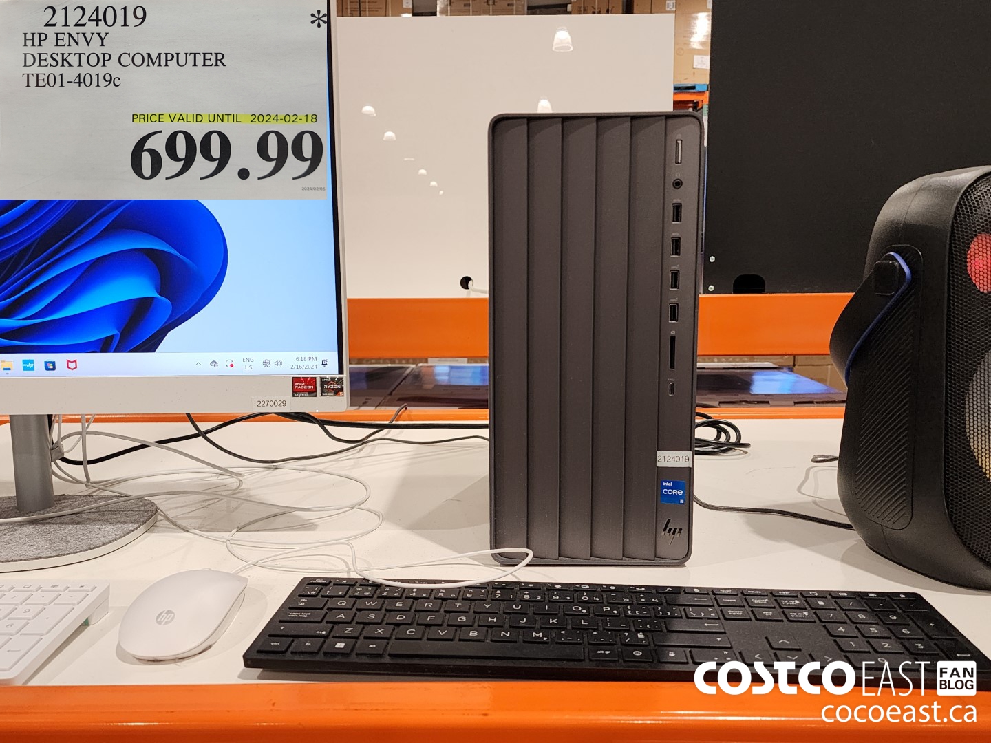 2124019 HP ENVY DESKTOP COMPUTER TE01-4019c $699.99